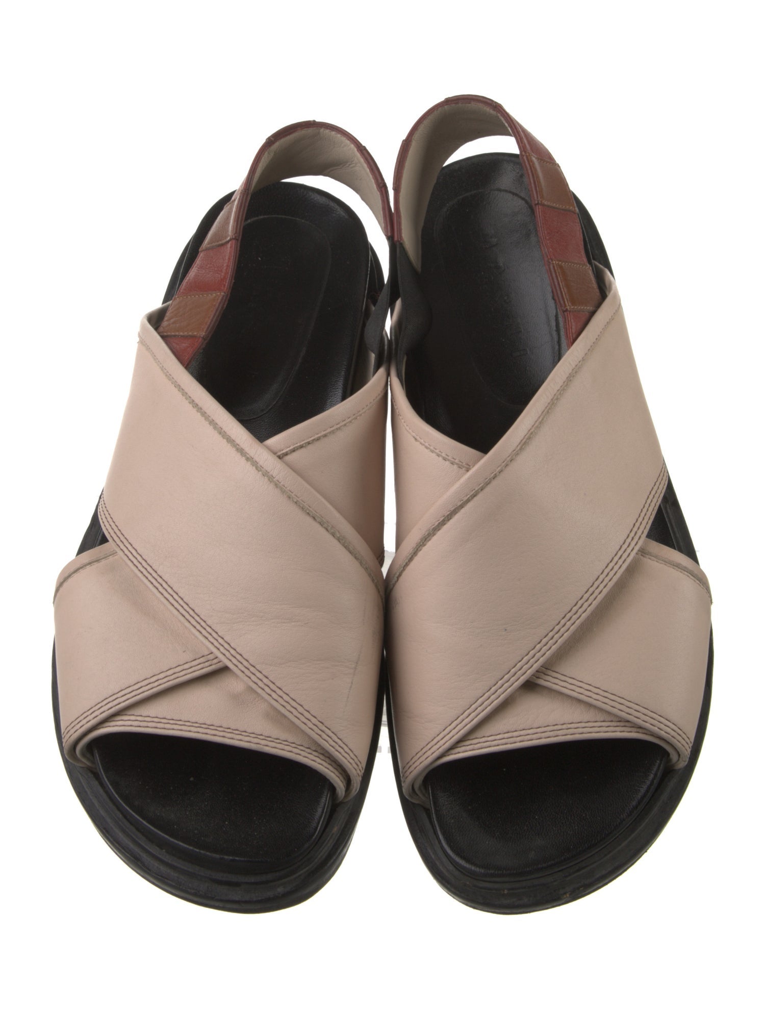 Marni Leather Slingback Sandals